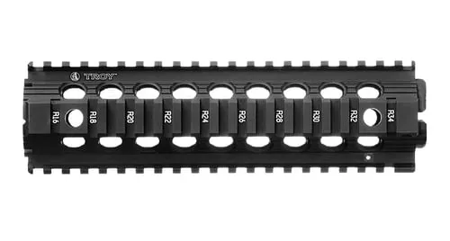 Troy Ind SRAIMRFD9BT00 Drop In Accessory Rail AR-15 Black Hardcoat Anodized Aluminum