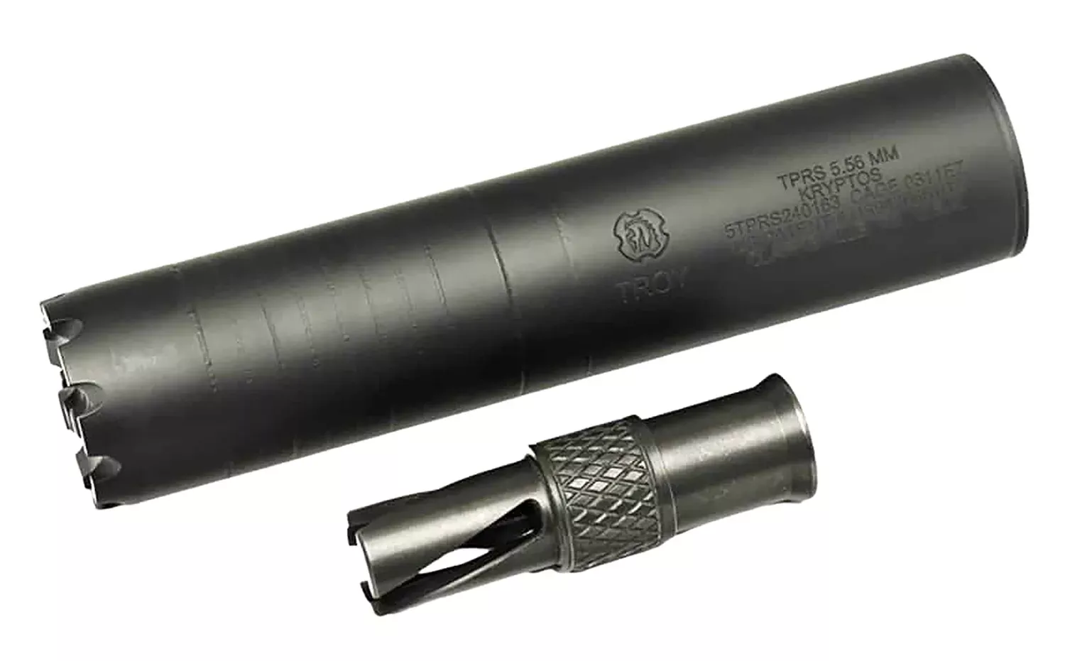 Troy Ind SSIL556KRKTBT Kryptos 5.56 1.65″ Black Stainless Steel