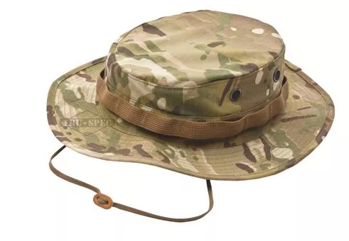 Tru-Spec Military Boonie Hat – 50/50 Nylon/Cotton Rip-Stop MultiCam 7-1/2 Large