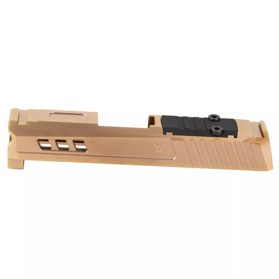 TRUE Precision Slide for SIG P365 with RMS Cut, Copper Finish