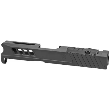 True Precision TPRCSN Axiom Slide | Black DLC | RMS Optic Cut & Cover Plate | Fits Glock 43/43X | TP-G43S-BC-RMS