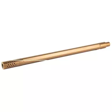 True Precision TPRCSN Rimfire Barrel | 22LR | Fluted | Bull Profile | Threaded | Multi-Port Compensator | Fits 10/22 | Satin Finish | Stainless Steel | TP-1022BBL-SS
