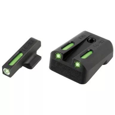 TRUGLO Brite-Site TFX | Sight | Fits Kimber 1911 models with Fixed Rear Sights (Excluding Micro Series) | Tritium/Fiber-Optic | Day/Night Sight | 24/7 Brightness | TG-TG13KM1A