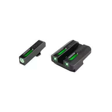 TRUGLO Brite-Site TFX | Sight | Fits Walther P99 and PPQ | Tritium/Fiber-Optic | Day/Night Sight | 24/7 Brightness | TG-TG13WA1A