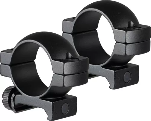 TRUGLO RINGS 1″ MEDIUM MATTE – BLACK WEAVER/PICATINNY ALUMNM