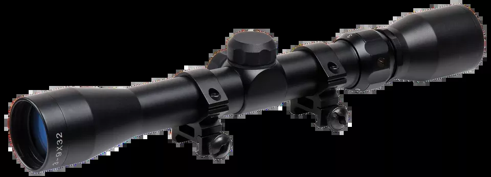 TruGlo TG-853932B Trushot 3-9x32mm Duplex Reticle Scope with Rings