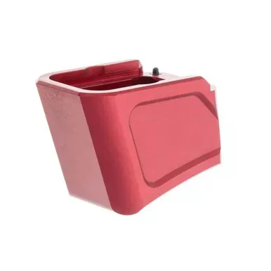 Tyrant CNC Magazine Extension For Glock 17 | Magazine Accessories | For Glock 17 | +5 Rounds | Red | TD-G17MAGEXT-R