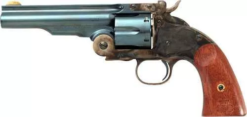 Uberti Top Break Schofield Revolver 45 Colt 5" Charcoal Blue Barrel Case Hardened Frame