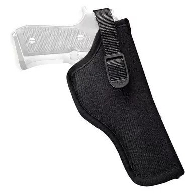 Uncle Mike’s Hip Holster | Size 3 | Fits Large Revolver With 6.5″ Barrel | Right Hand | Black | 81031