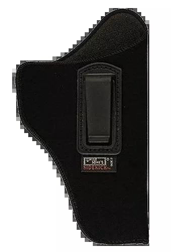Uncle Mike's IWB Holster Size 05 for Large Semi-Auto 4.50-5" Barrel Left Hand Black Suede with Belt Clip