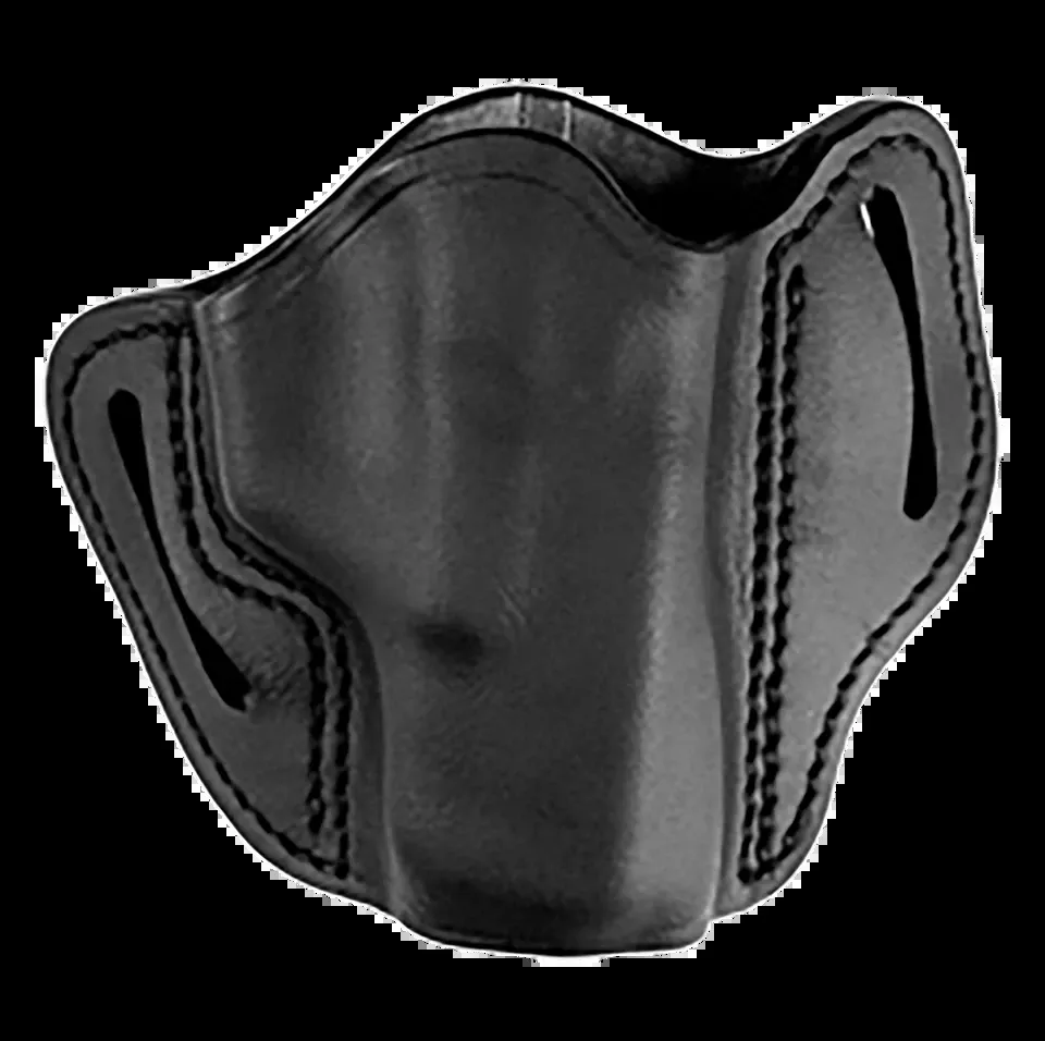 Uncle Mike's Leather OWB Holster for Glock 17/19 - Matte Black, Right Handed