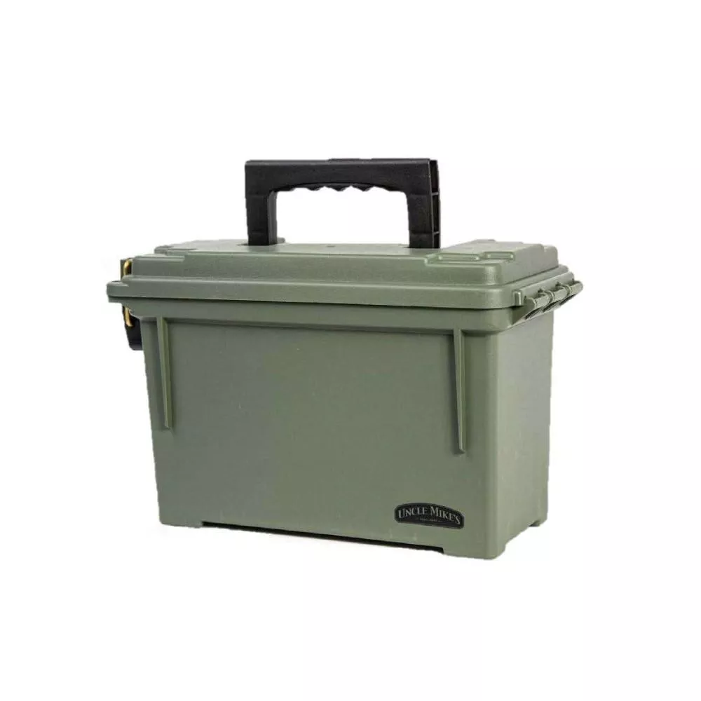 Uncle Mike’s Plastic Ammo Can .30 Cal Green Hang Tag