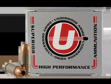 Underwood 9mm Luger +P Ammo 147 Grain JHP Box of 20