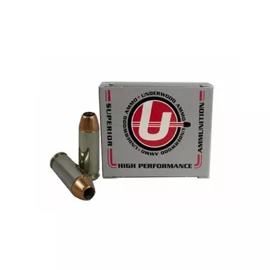 Underwood Ammo 10mm Auto Ammunition 180 Grain JHP 20/Box