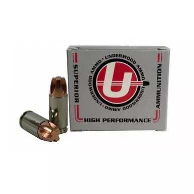 Underwood Xtreme Penetrator 9mm Luger +P Ammo 115 Grain Solid Copper Box of 20