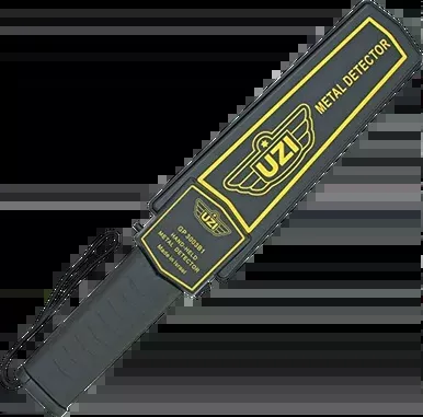 Uzi Accessories UZIHHSC1 Handheld Metal Detector Black/Yellow