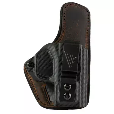 Versacarry Comfort Flex Custom | Inside Waistband Holster | Fits Springfield Hellcat | Leather and Kydex | Distressed Brown | Right Hand | CFC211HCT
