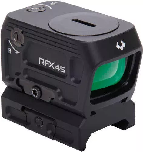 Viridian 9810059 Rfx45 Closed Emitter Green Dot Sight Black | 24 X 15.5mm 5 Moa Green Dot