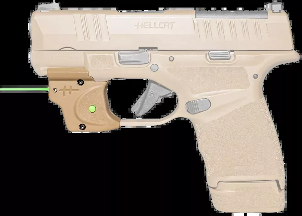 Viridian Red Laser for Springfield Hellcat E-Series in Flat Dark Earth
