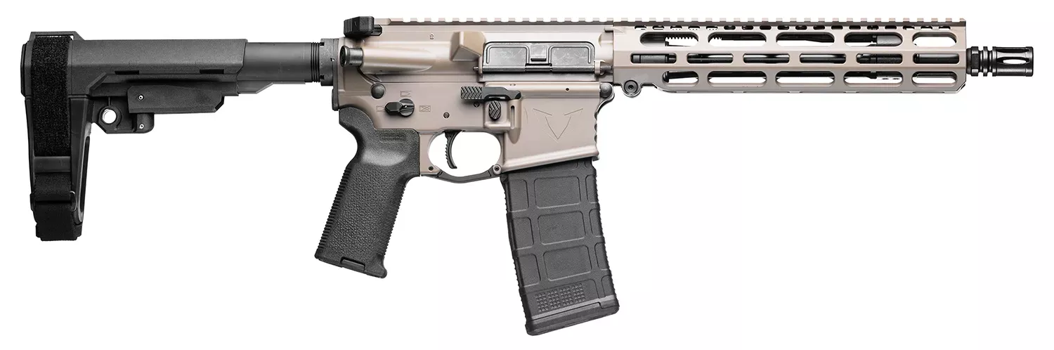 Vktr Industries V31100916618 VK-1 Forged 5.56 NATO 10.50″ SBA3 Brace Flat Dark Earth