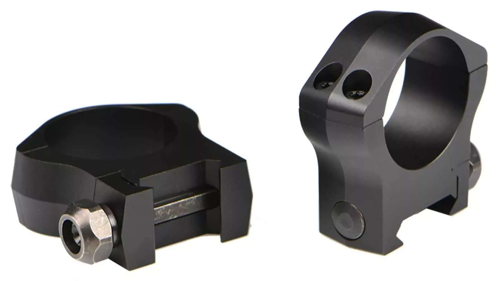 Warne 2-Piece Picatinny Style Mountain Tech Scope Rings 1″ Low – Matte