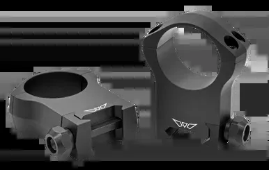 Warne Mountain Tech Picatinny 30mm Scope Rings Matte Black Ultra-High