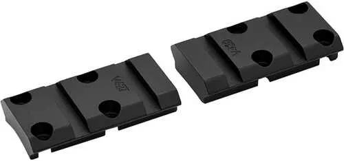 Warne Vapor Aluminum Base Set Matte Black Browning X-bolt