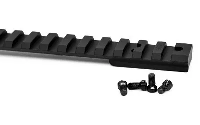 Warne Vapor Rail 15MOA w /6-48 Screws Matte Black