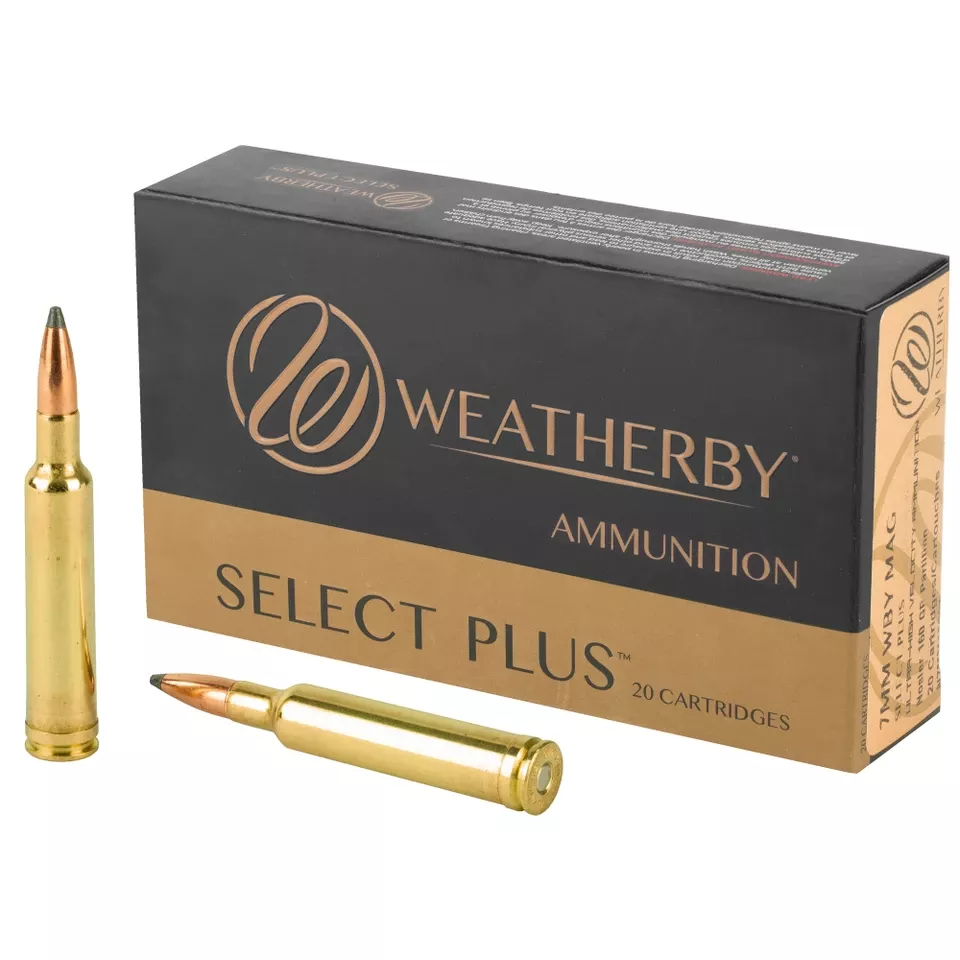 Weatherby Ammo 7mm Weatherby 160 Grain Nosler Partition 20 Rounds/200 Rounds
