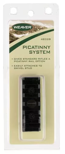 Weaver Mounts 48328 Picatinny Swivel Stud SystemMatte Black 0 MOA
