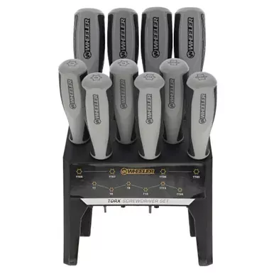 Wheeler Torx Bench Driver Set | 10 Piece | Black | 4005278