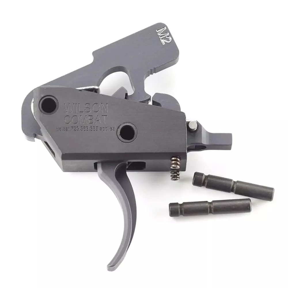 Wilson Combat AR Tactical Trigger Unit Two Stage 4-4.5 lb Curved Black