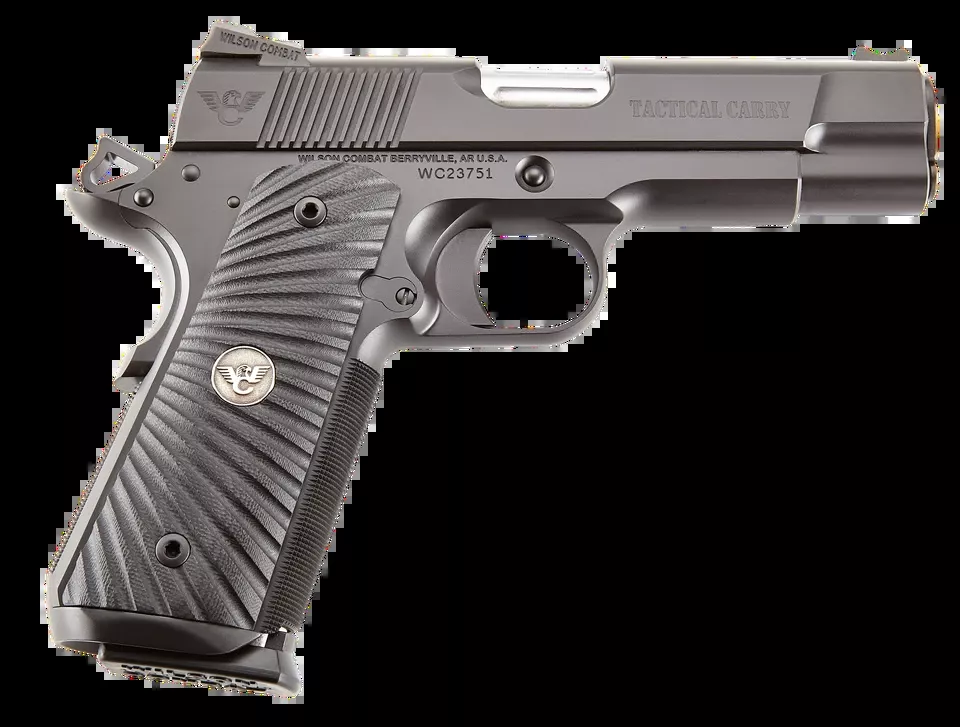 Wilson Combat TCCOM45 Tactical Carry Commander .45 ACP Pistol with Black Armor-Tuff Finish