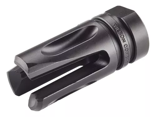 Wilson Combat TRATFH458 Accu-Tac Flash Hider Black Matte Melonite 4140 Steel with 11/16"x24 tpi Threads, 1.99" OAL & .865" Diameter for 458 SOCOM AR-Platform