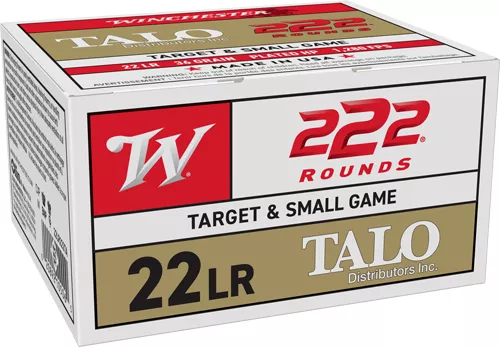 WINCHESTER 22LR 36GR LEAD-HP – 222RD 10BX/CS TALO