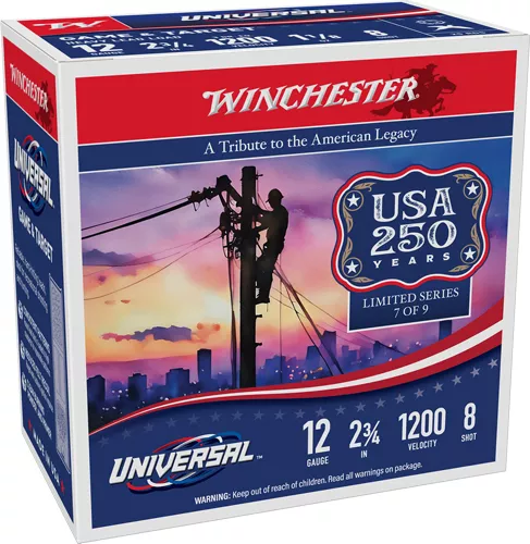 WINCHESTER LIGHT TARGET 12GA – 2.75″ 1-1/8 #8 200RD CASE