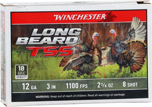 WINCHESTER LONG BEARD TSS 12GA – 3″ ” 2-3/8OZ #8 5RD 10BX/CS