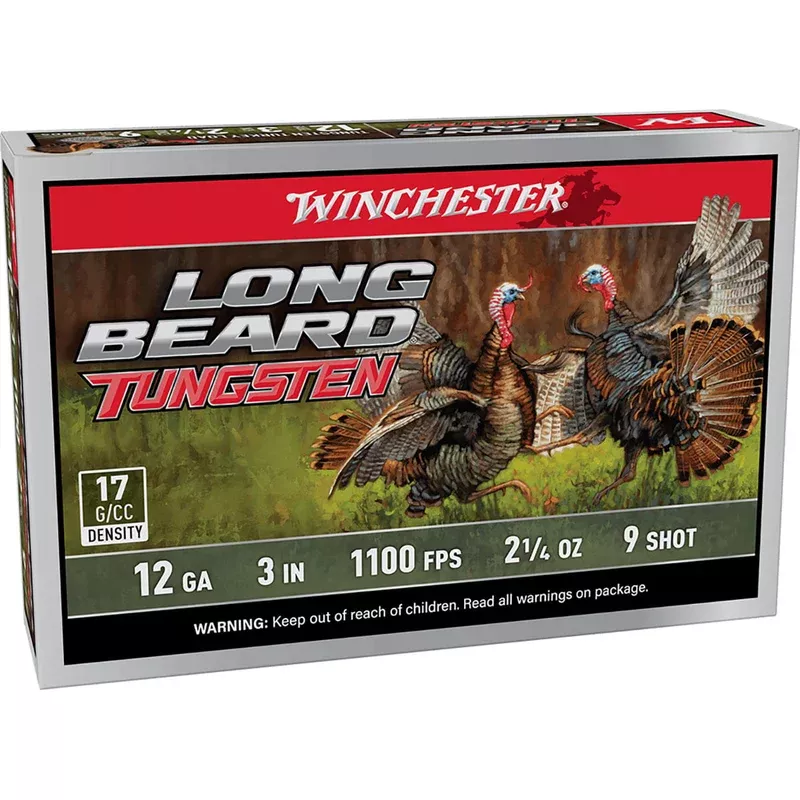 WINCHESTER – Long Beard Tungsten 12GA 3″ 2-1/4oz #9 Shot 1100 FPS 5/Box Quantity Discount PriceAdd To Favorite