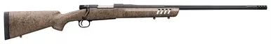 Winchester Model 70 Long Range Bolt Action Rifle 6.8 Western 24″ Matte Black Barrel Black Frame Tan Stock