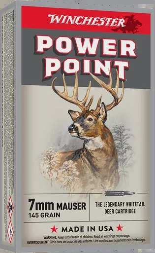 Winchester Super X 7mm Mauser Ammo 145 Grain Power Point Box of 20