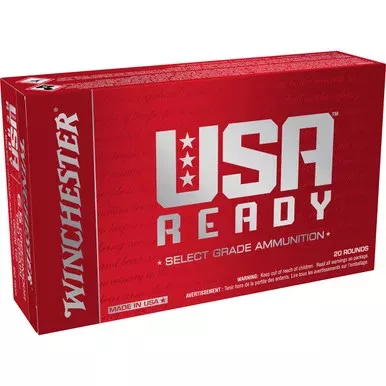 Winchester USA Ready 6.5 Creedmoor Ammo 140 Grain Jacketed Hollow Point Box of 20