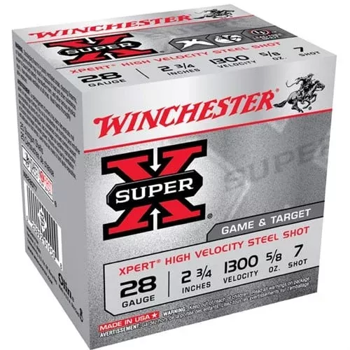 WINCHESTER – Xpert Game & Target 28 Gauge 2-3/4″ 5/8oz #7 Shot 25/Box Quantity Discount PriceAdd To Favorite