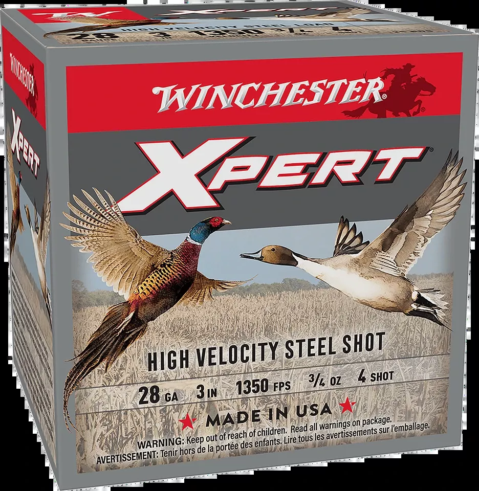 Winchester Xpert High Velocity 28 Gauge 3" 4 Shot Ammo - 25 Box/10 Case