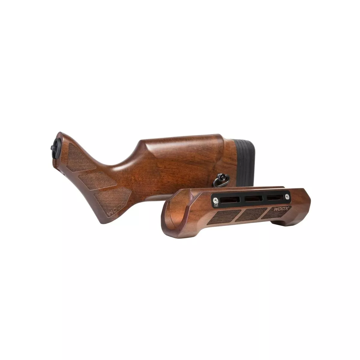 WOOX Gladiatore Stock and Forend Kit for Mossberg 500 6.75″ Action Tube Walnut