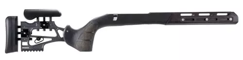 Woox SHCHS00110 Furiosa ChassisMidnight Gray Aluminum Aluminum Chassis w/Adjustable Cheek Fits Remington 700 M5 DBM Short Action 31" OAL Right Hand