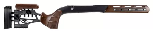 Woox SHCHS00111 Furiosa ChassisWalnut Wood/Aluminum Chassis w/Adjustable Cheek Fits Remington 700 M5 DBM Long Action 31" OAL Ambidextrous