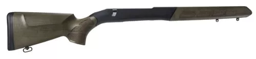 Woox SHGNS00103 Wild Man Precision Stock Dark Forest Green Wood Aluminum Chassis Fits Remington 700 BDL Short Action 30.50" OAL Right Hand