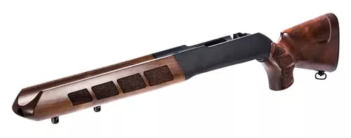 Woox SHGNS00125 Wild Man Precision Stock Walnut Wood Aluminum Chassis Fits Ruger 10/22 30.50" OAL Ambidextrous