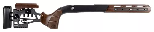 Woox SHGNS00233 Exactus Precision Stock Walnut Aluminum Chassis with Adjustable Cheek Short Action Ambidextrous Hand for Savage 110 DBM