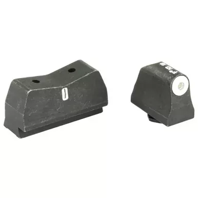 XS Sights DXT Big Dot Tritium Front | Suppressor Height | Tritium Stripe Express Rear | Fits Glock 17,19,22,23,24,26,27,31,32,33,34,35,36,38 | Green With White Outline | Installation Kit Included | GL-0004S-5